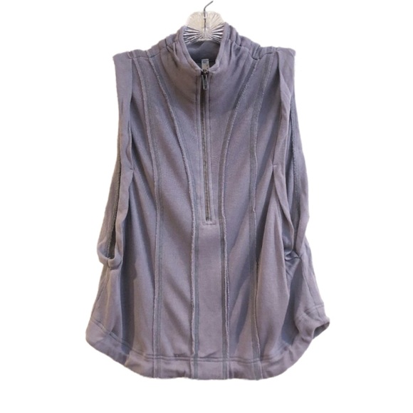 Free People Tops - Free People Movement Light Athletic Athleisure Purple Vest Running Tank Top XS